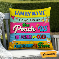 Personalized Come Sit On The Porch Pillow DB28 26O66 thumb 1