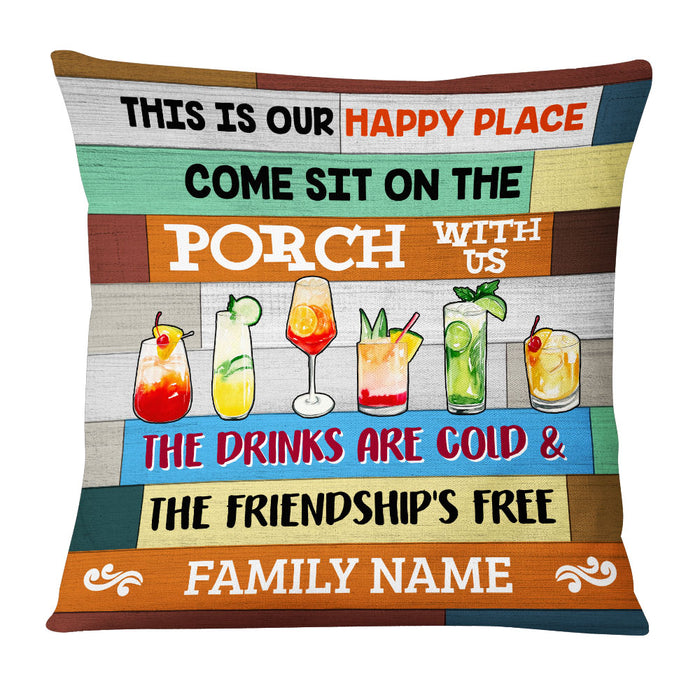 Personalized Outdoor Porch Pillow NB304 30O53 1