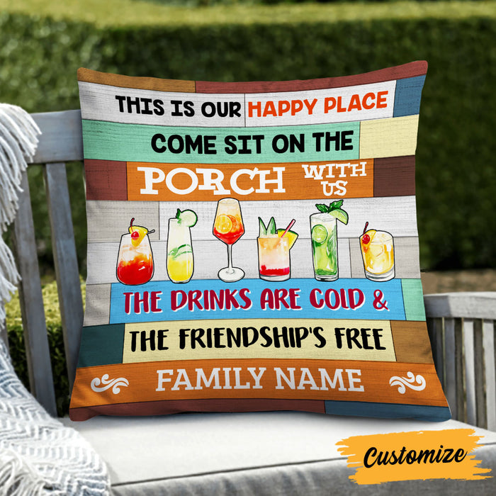 Personalized Outdoor Porch Pillow NB304 30O53 1