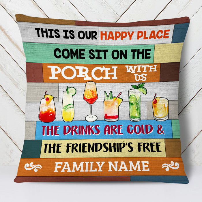 Personalized Outdoor Porch Pillow NB304 30O53 1