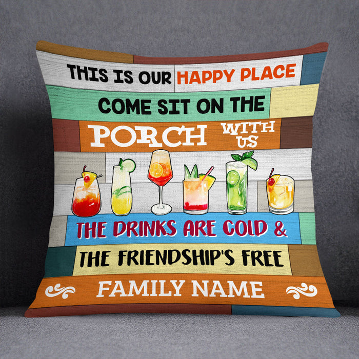 Personalized Outdoor Porch Pillow NB304 30O53 1