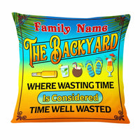 Personalized Outdoor Backyard Patio Pillow NB302 87O47 thumb 1