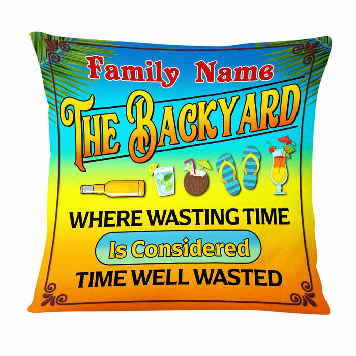 Personalized Outdoor Backyard Patio Pillow NB302 87O47 1