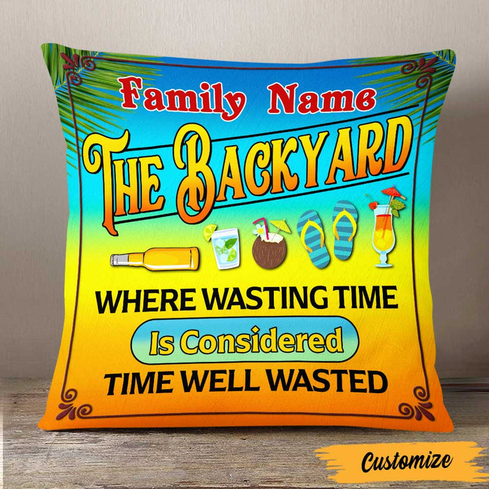 Personalized Outdoor Backyard Patio Pillow NB302 87O47 1