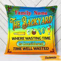 Personalized Outdoor Backyard Patio Pillow NB302 87O47 thumb 1