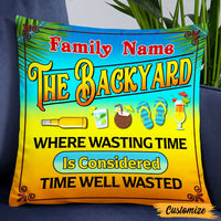 Personalized Outdoor Backyard Patio Pillow NB302 87O47 thumb 1