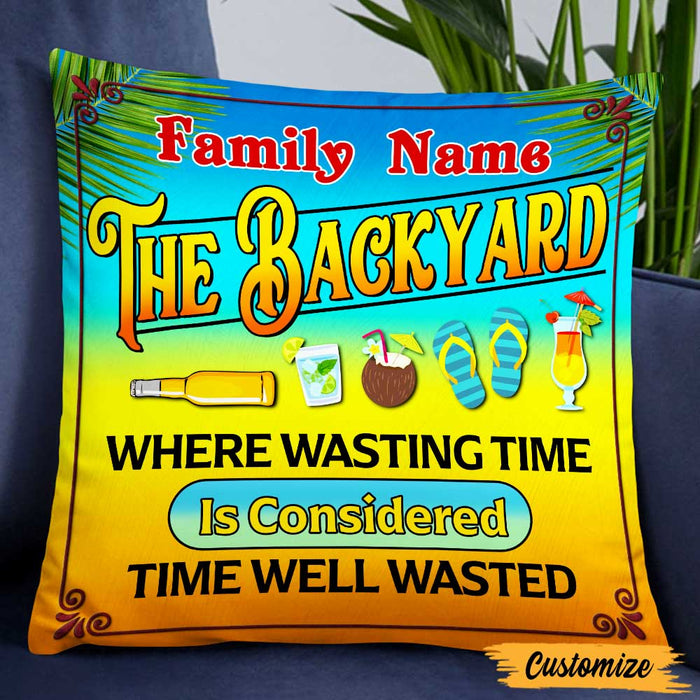 Personalized Outdoor Backyard Patio Pillow NB302 87O47 1