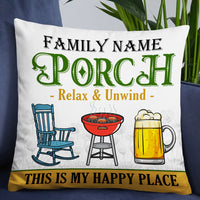 Personalized Outdoor Porch Pillow NB303 87O57 thumb 1