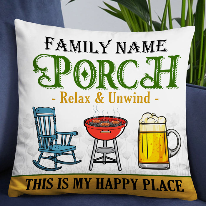 Personalized Outdoor Porch Pillow NB303 87O57 1