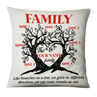 Personalized Family Branches & Roots Pillow NB305 95O36 thumb 1