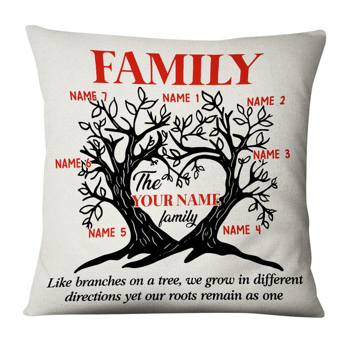 Personalized Family Branches & Roots Pillow NB305 95O36 1