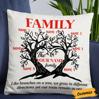 Personalized Family Branches & Roots Pillow NB305 95O36 thumb 1