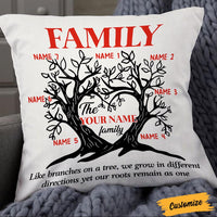 Personalized Family Branches & Roots Pillow NB305 95O36 thumb 1