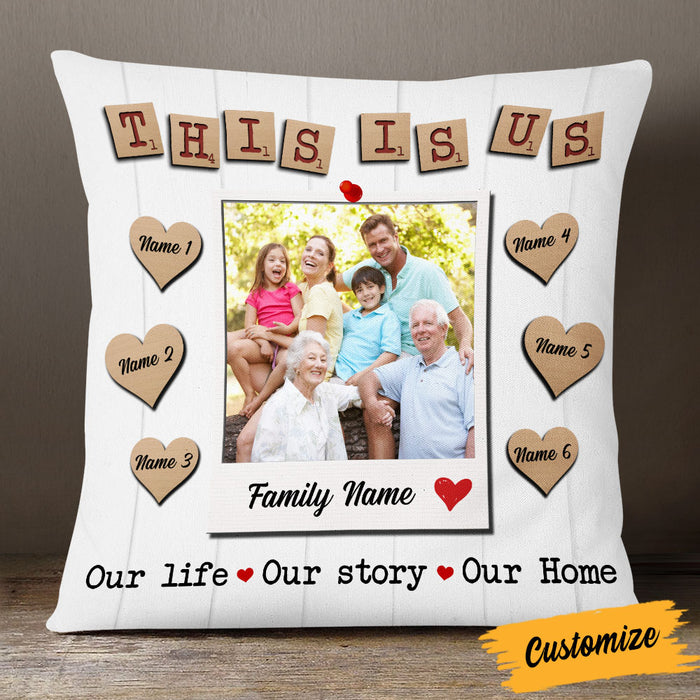 Personalized Family Pillow NB305 87O53 1