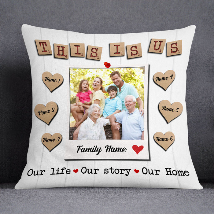 Personalized Family Pillow NB305 87O53 1