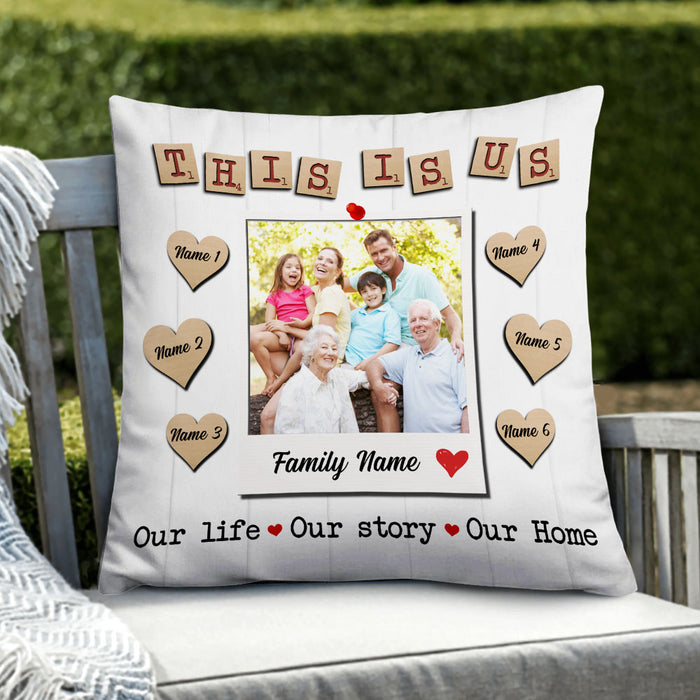 Personalized Family Pillow NB305 87O53 1