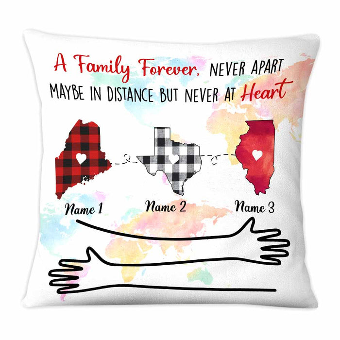 Personalized Family Long Distance Pillow NB301 26O58 1