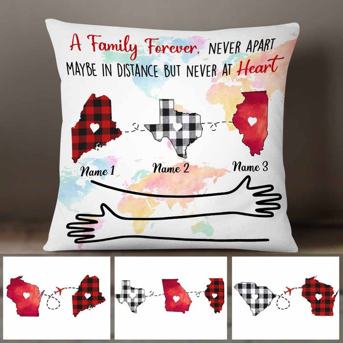 Personalized Family Long Distance Pillow NB301 26O58 1