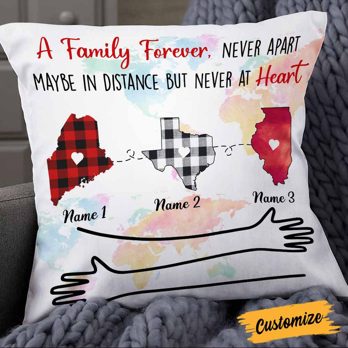 Personalized Family Long Distance Pillow NB301 26O58 1