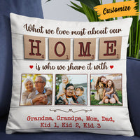 Personalized Family Home Scrabble Pillow NB306 95O57 thumb 1
