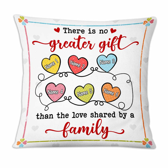 Personalized Love Shared By Family Pillow NB308 23O47 1