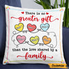 Personalized Love Shared By Family Pillow NB308 23O47 1