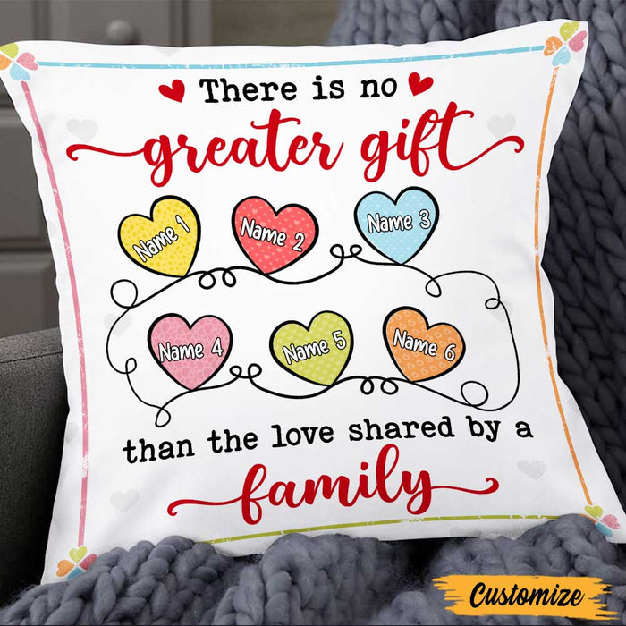 Personalized Love Shared By Family Pillow NB308 23O47 1