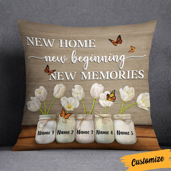 Personalized Family New Home Pillow NB307 95O36 1