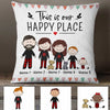 Personalized Family Happy Place Pillow NB303 81O34 thumb 1