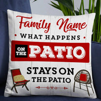 Personalized Patio What Happens Stays Pillow DB29 26O66 thumb 1