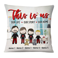 Personalized Family Our Story Pillow DB11 26O36 thumb 1