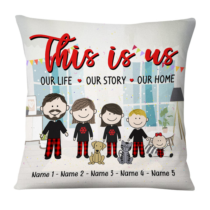 Personalized Family Our Story Pillow DB11 26O36 1