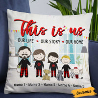 Personalized Family Our Story Pillow DB11 26O36 thumb 1