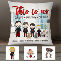 Personalized Family Our Story Pillow DB11 26O36 thumb 1