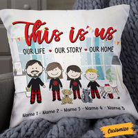 Personalized Family Our Story Pillow DB11 26O36 thumb 1