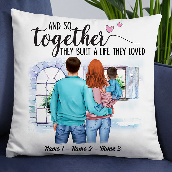 Personalized Family Together Built A Life Pillow DB13 26O34 1