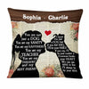Personalized Dog Mom Conversation Love Pillow DB11 81O47 1