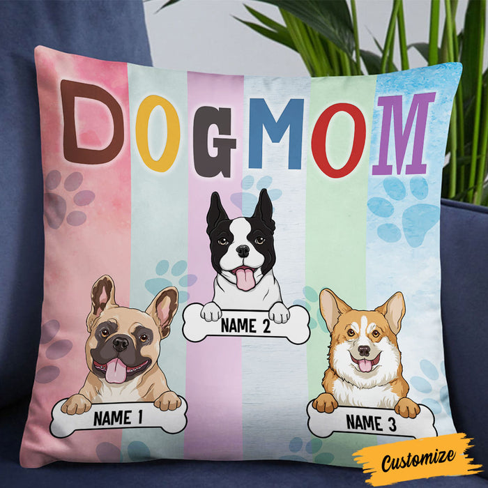 Personalized Dog Mom Pillow DB11 95O36 1