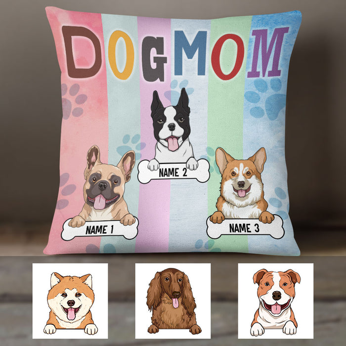 Personalized Dog Mom Pillow DB11 95O36 1