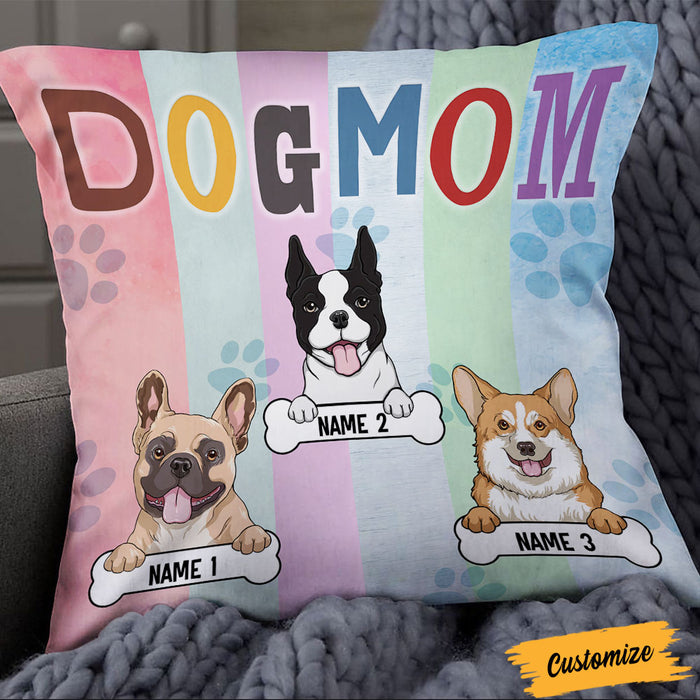 Personalized Dog Mom Pillow DB11 95O36 1