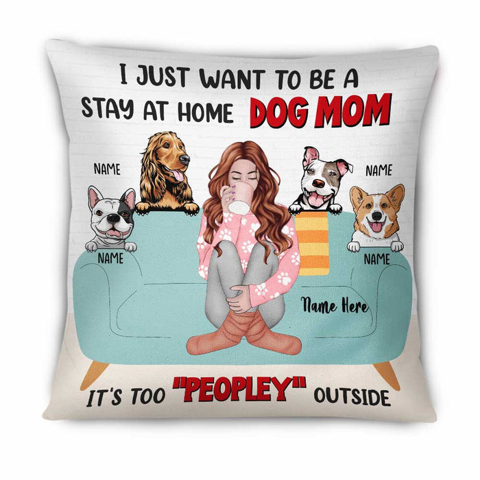 Personalized Dog Mom Pillow NB297 87O66 1