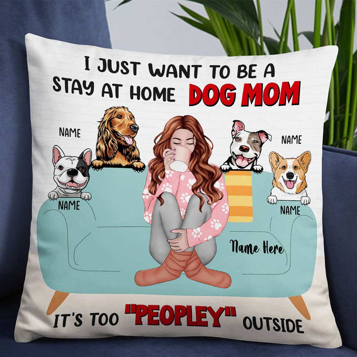 Personalized Dog Mom Pillow NB297 87O66 1