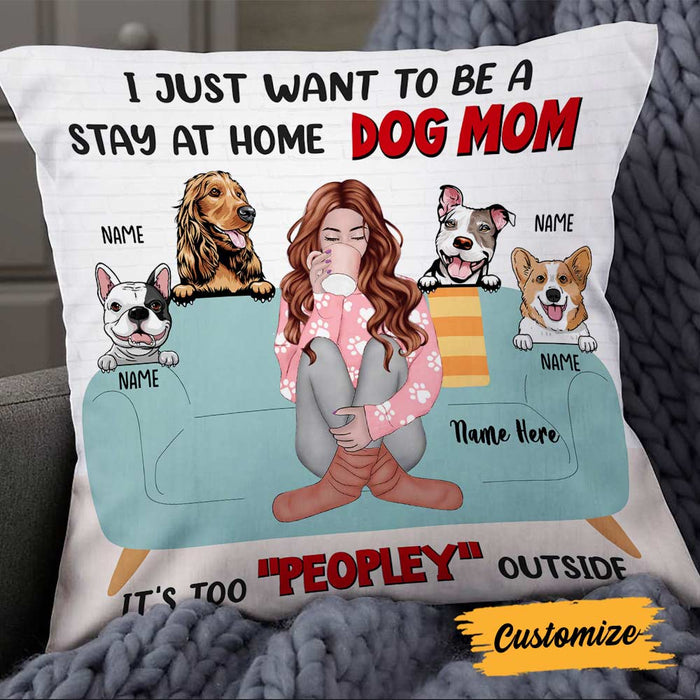 Personalized Dog Mom Pillow NB297 87O66 1