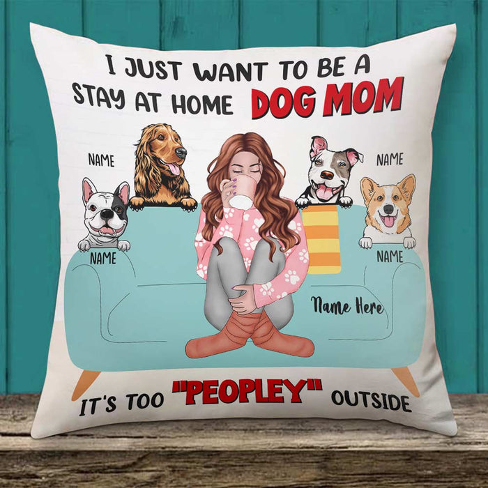 Personalized Dog Mom Pillow NB297 87O66 1