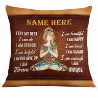 Personalized HIppie Girl Pillow DB14 81O34 thumb 1