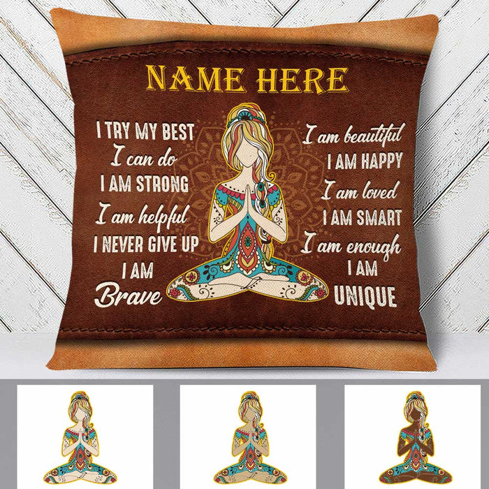 Personalized HIppie Girl Pillow DB14 81O34 1
