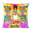Personalized Hippie Girl Pillow DB14 87O58 1