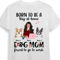 Personalized Born To Be Dog Mom T Shirt DB14 26O58 thumb 1