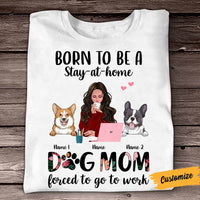 Personalized Born To Be Dog Mom T Shirt DB14 26O58 thumb 1