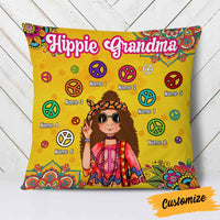 Personalized Hippie Grandma Pillow DB13 95O58 thumb 1
